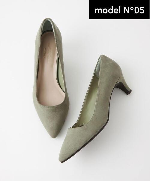 green label relaxing（グリーンレーベルリラクシング）の「ポインテッド プレーン パンプス(5cmヒール)（パンプス・レディース・ブラック/ブラウン/グレー/ライム・22cm/22.5cm/23cm/23.5cm/24cm/24.5cm/25cm/25.5cm）」の4枚目の写真