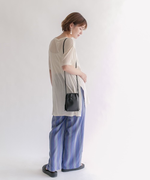 KBF（ケイビーエフ）の「ドッキングルーズカットソー（Tシャツ/カットソー・レディース・ブラック/アイボリー/オレンジ系その他・ONE）」の11枚目の写真