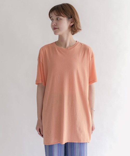 KBF（ケイビーエフ）の「ドッキングルーズカットソー（Tシャツ/カットソー・レディース・ブラック/アイボリー/オレンジ系その他・ONE）」の16枚目の写真