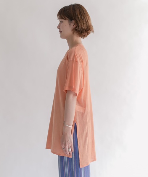 KBF（ケイビーエフ）の「ドッキングルーズカットソー（Tシャツ/カットソー・レディース・ブラック/アイボリー/オレンジ系その他・ONE）」の17枚目の写真