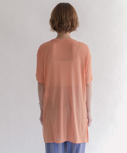 KBF（ケイビーエフ）の「ドッキングルーズカットソー（Tシャツ/カットソー・レディース・ブラック/アイボリー/オレンジ系その他・ONE）」の18枚目の写真