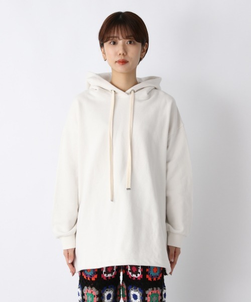 JEANASIS(ジーナシス)の「スソドロストウラケフーディ/959377(パーカー・レディース・ブラック/グレー/オフホワイト・FREE)」の17枚目の写真