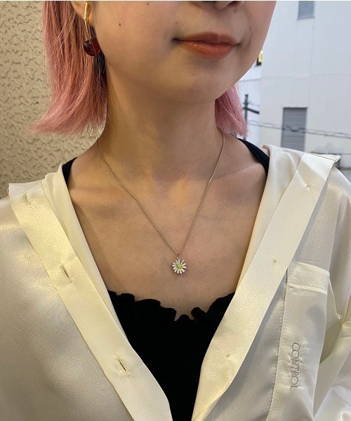 VINTAGE HOLLYWOOD（ビンテージハリウッド）の「VINTAGE HOLLYWOOD/ビンテージハリウッド/ミニデイジーネックレス（ネックレス・レディース・ホワイト・FREE）」の7枚目の写真