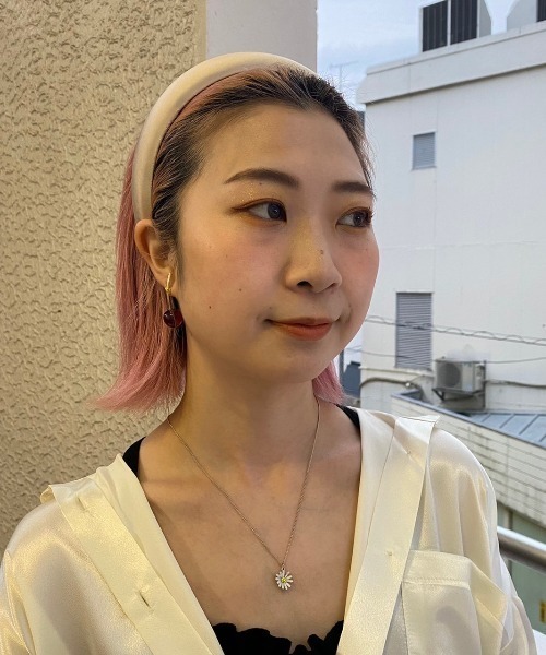 VINTAGE HOLLYWOOD（ビンテージハリウッド）の「VINTAGE HOLLYWOOD/ビンテージハリウッド/ミニデイジーネックレス（ネックレス・レディース・ホワイト・FREE）」の8枚目の写真