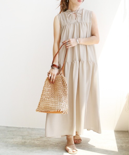 スラブジョーゼット2wayティアードワンピース ワンピース Reca レカ のファッション通販 Zozotown スラブジョーゼット2wayティアードワンピース ワンピース Reca レカ のファッション通販 Zozotown