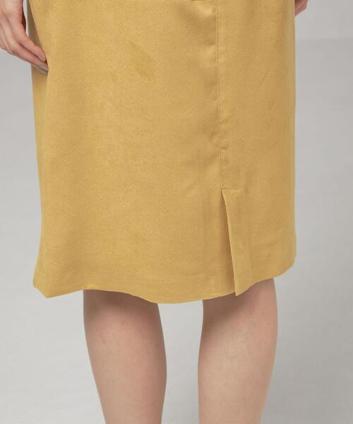 closet story（クローゼットストーリー）の「＜closet story（クローゼットストーリー）＞フェイクスエード バックジップ タイトスカート -ウォッシャブル-（スカート・レディース・ライトグレー/イエロー/ダークグレー/ライトピンク・FREE）」の18枚目の写真