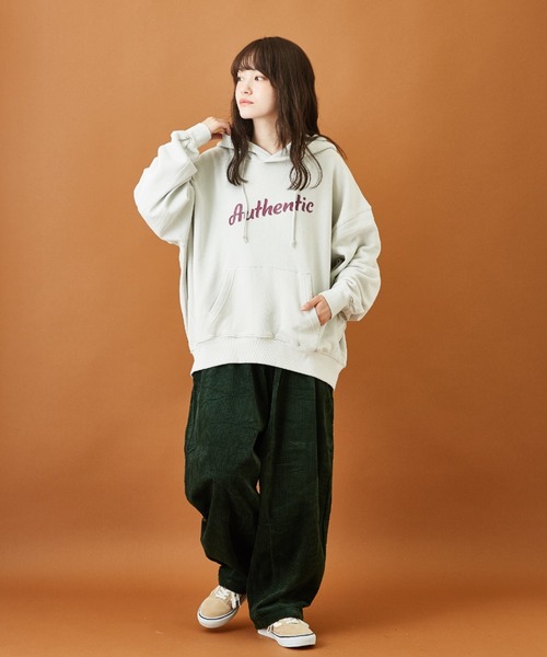 CUBE SUGAR（キューブシュガー）の「サッカーコール ダーツ コクーンパンツ（その他パンツ・レディース・ブラウン/イエロー/グリーン/ナチュラル・M）」の5枚目の写真