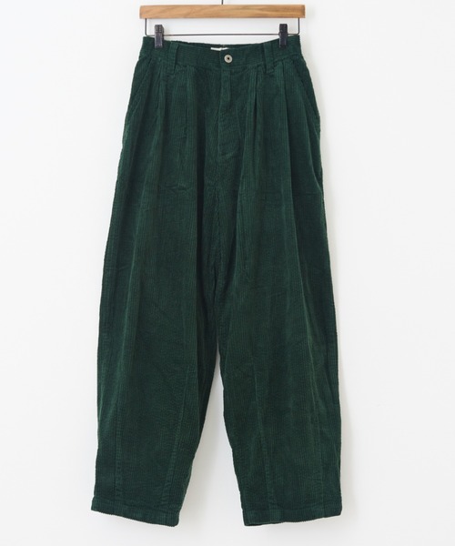 CUBE SUGAR（キューブシュガー）の「サッカーコール ダーツ コクーンパンツ（その他パンツ・レディース・ブラウン/イエロー/グリーン/ナチュラル・M）」の7枚目の写真