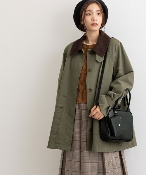 POU DOU DOU（プードゥドゥ）の「モーターサイクルコート（その他アウター・レディース・ベージュ/ネイビー/カーキ・3）」の2枚目の写真