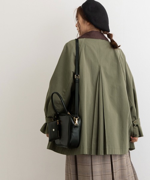 POU DOU DOU（プードゥドゥ）の「モーターサイクルコート（その他アウター・レディース・ベージュ/ネイビー/カーキ・3）」の8枚目の写真