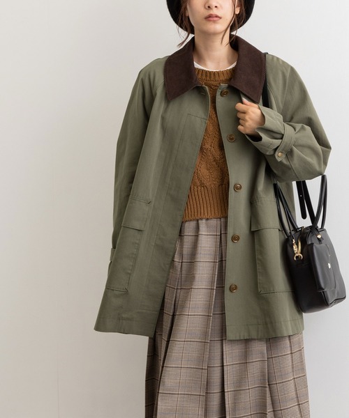 POU DOU DOU（プードゥドゥ）の「モーターサイクルコート（その他アウター・レディース・ベージュ/ネイビー/カーキ・3）」の10枚目の写真