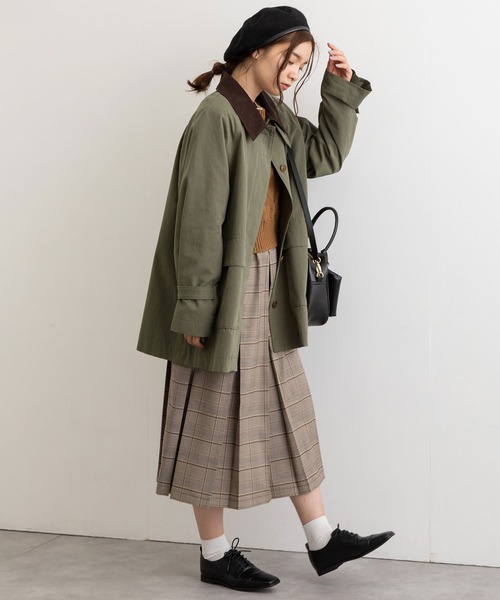 POU DOU DOU（プードゥドゥ）の「モーターサイクルコート（その他アウター・レディース・ベージュ/ネイビー/カーキ・3）」の13枚目の写真