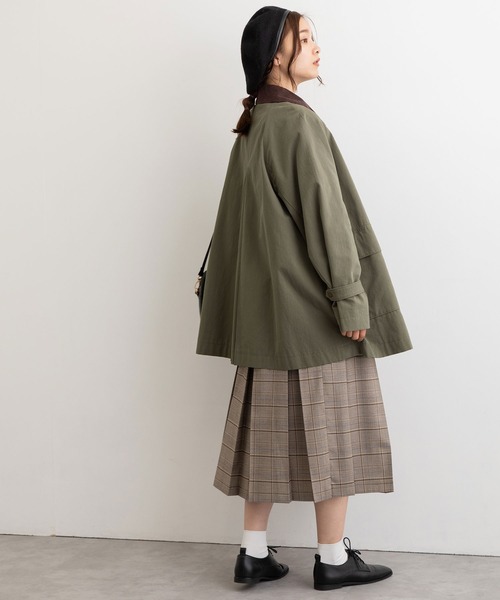 POU DOU DOU（プードゥドゥ）の「モーターサイクルコート（その他アウター・レディース・ベージュ/ネイビー/カーキ・3）」の14枚目の写真