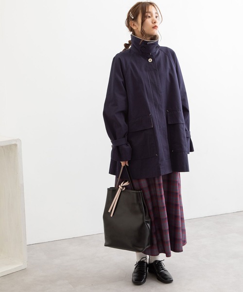 POU DOU DOU（プードゥドゥ）の「モーターサイクルコート（その他アウター・レディース・ベージュ/ネイビー/カーキ・3）」の20枚目の写真