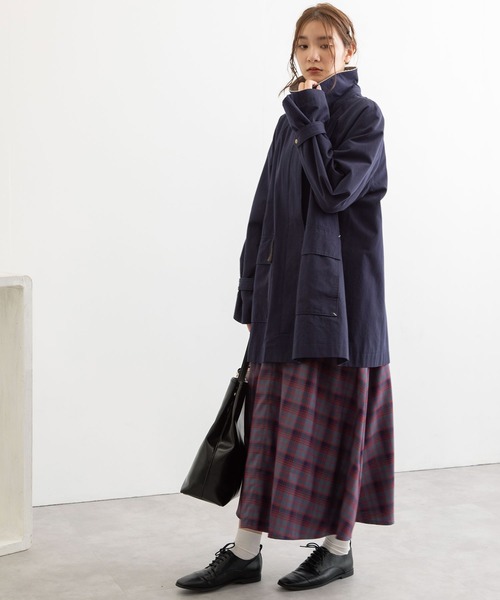 POU DOU DOU（プードゥドゥ）の「モーターサイクルコート（その他アウター・レディース・ベージュ/ネイビー/カーキ・3）」の21枚目の写真