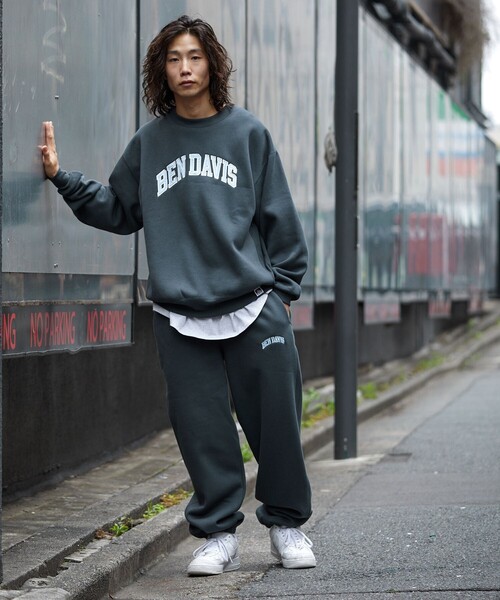 FREAK'S STORE(フリークスストア)の「WEB限定 BEN DAVIS×FREAK'S STORE/ベンデイビス 別注 カレッジデザイン クルーネックスウェット/プルオーバー/セットアップ対応(スウェット・メンズ・サックスブルー/グリーン/ブラック/ライトグレー/ネイビー・MEDIUM/LARGE/X-LARGE/SMALL)」の21枚目の写真