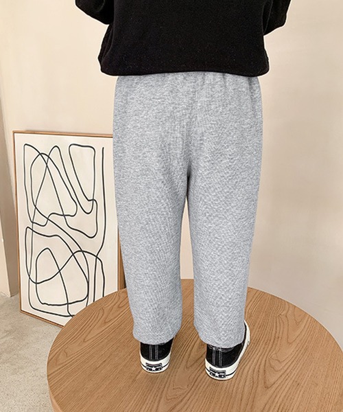 aimoha（アイモハ）の「【aimoha-KIDS-】【新作】韓国子供服 ベーシックスラックスパンツ（スラックス・キッズ・ブラック/グレー・90/100/110/120/130/140）」の10枚目の写真
