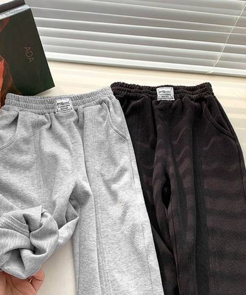 aimoha（アイモハ）の「【aimoha-KIDS-】【新作】韓国子供服 ベーシックスラックスパンツ（スラックス・キッズ・ブラック/グレー・90/100/110/120/130/140）」の13枚目の写真