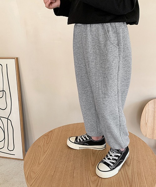 aimoha（アイモハ）の「【aimoha-KIDS-】【新作】韓国子供服 ベーシックスラックスパンツ（スラックス・キッズ・ブラック/グレー・90/100/110/120/130/140）」の8枚目の写真