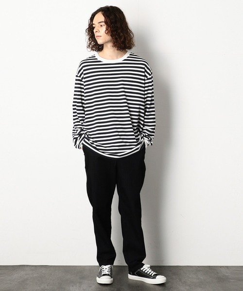 Purple&Yellow（パープルアンドイエロー）の「レーヨン混ストレッチデニムパンツ（デニムパンツ・メンズ・ワンウォッシュ・SMALL/MEDIUM/LARGE/X-LARGE/X-SMALL）」の2枚目の写真