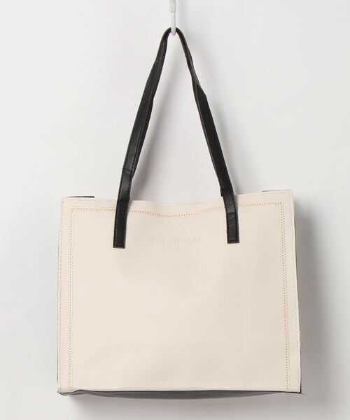 TABI PAL（タビパル）の「【TABI PAL】トートバッグショルダーバッグ（ショルダーバッグ・レディース・ブラック/アイボリー/ライトブラウン/ベージュ・FREE）」の11枚目の写真