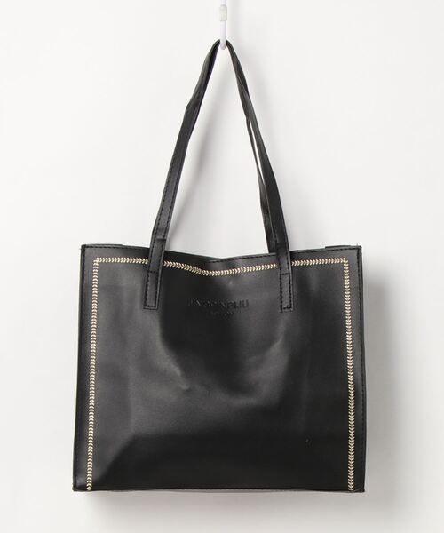 TABI PAL（タビパル）の「【TABI PAL】トートバッグショルダーバッグ（ショルダーバッグ・レディース・ブラック/アイボリー/ライトブラウン/ベージュ・FREE）」の9枚目の写真