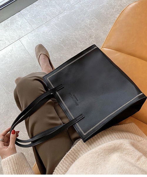 TABI PAL（タビパル）の「【TABI PAL】トートバッグショルダーバッグ（ショルダーバッグ・レディース・ブラック/アイボリー/ライトブラウン/ベージュ・FREE）」の19枚目の写真