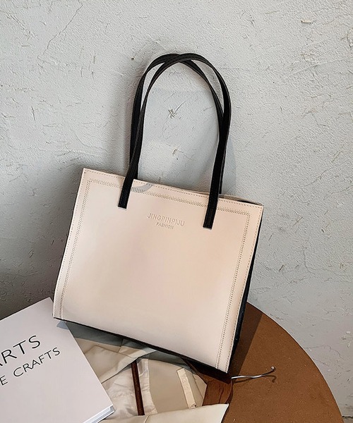 TABI PAL（タビパル）の「【TABI PAL】トートバッグショルダーバッグ（ショルダーバッグ・レディース・ブラック/アイボリー/ライトブラウン/ベージュ・FREE）」の17枚目の写真