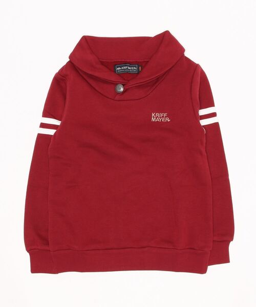 KRIFF MAYER(クリフメイヤー)の「ストレッチショールスウェット(スウェット・キッズ・ブラウン/ネイビー/ワインレッド/チャコール/グレー・140/160/130/120/170/150)」の18枚目の写真