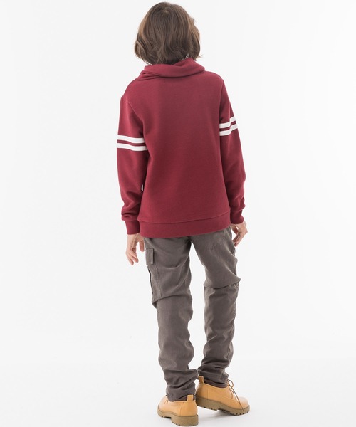 KRIFF MAYER(クリフメイヤー)の「ストレッチショールスウェット(スウェット・キッズ・ブラウン/ネイビー/ワインレッド/チャコール/グレー・140/160/130/120/170/150)」の9枚目の写真