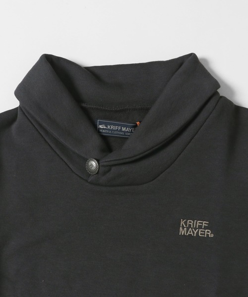 KRIFF MAYER(クリフメイヤー)の「ストレッチショールスウェット(スウェット・キッズ・ブラウン/ネイビー/ワインレッド/チャコール/グレー・140/160/130/120/170/150)」の10枚目の写真