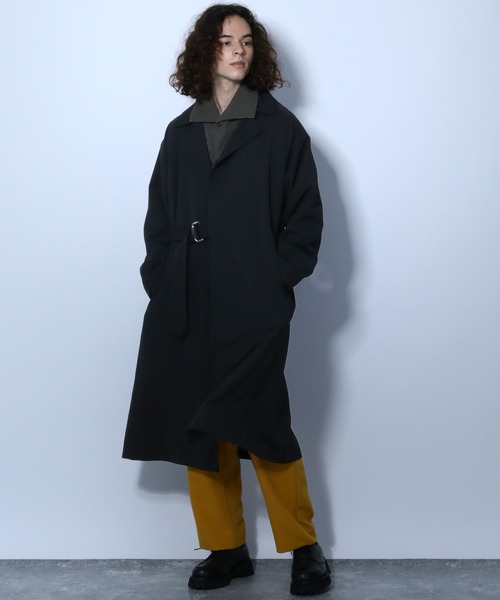 HARE（ハレ）の「BIGカラーシャツ(HARE)（シャツ/ブラウス・メンズ・ブラック/グレー/ベージュ・SMALL/MEDIUM）」の12枚目の写真