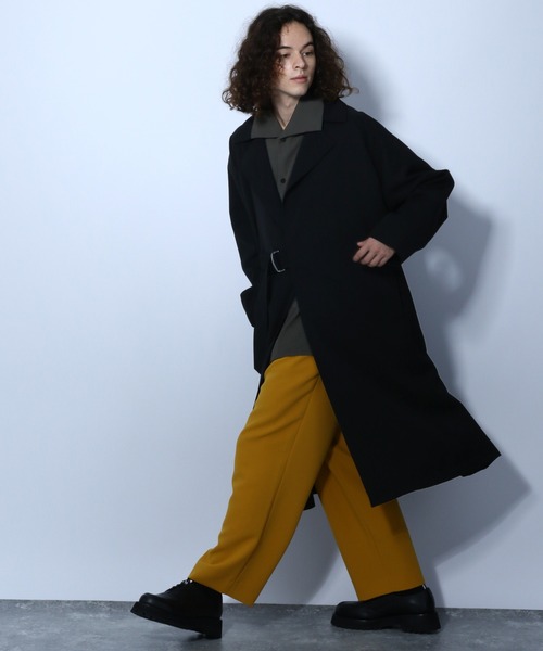 HARE（ハレ）の「BIGカラーシャツ(HARE)（シャツ/ブラウス・メンズ・ブラック/グレー/ベージュ・SMALL/MEDIUM）」の14枚目の写真