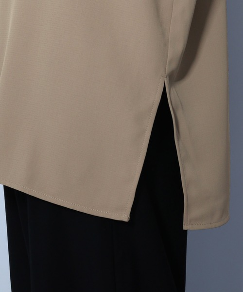 HARE（ハレ）の「BIGカラーシャツ(HARE)（シャツ/ブラウス・メンズ・ブラック/グレー/ベージュ・SMALL/MEDIUM）」の15枚目の写真