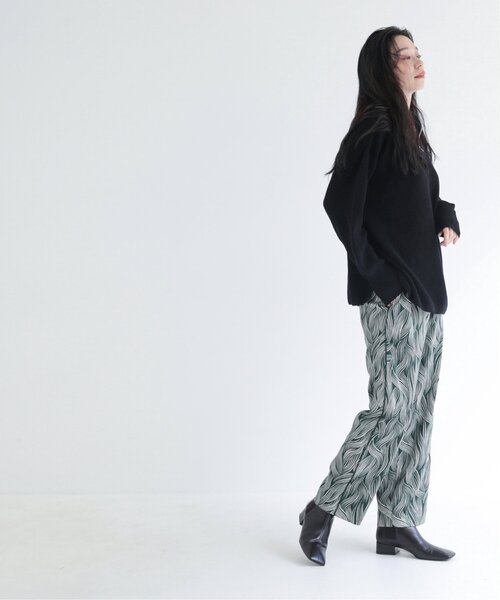 MJUKA.（ミューカ）の「MODERN LINE PATTARNパンツ（その他パンツ・レディース・ネイビー系/グリーン系・FREE）」の12枚目の写真