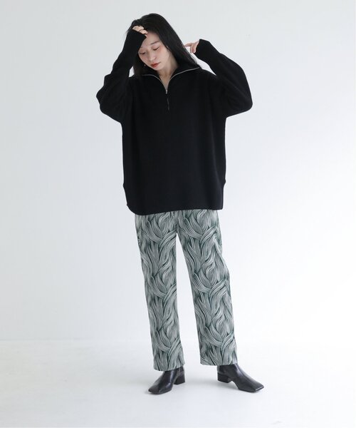 MJUKA.（ミューカ）の「MODERN LINE PATTARNパンツ（その他パンツ・レディース・ネイビー系/グリーン系・FREE）」の13枚目の写真