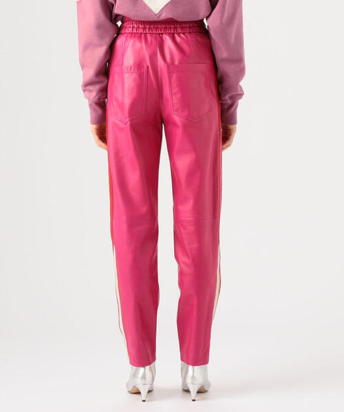 ISABEL MARANT（イザベルマラン）の「ISABEL MARANT AILENOBA ラムレザー イージーパンツ（その他パンツ・レディース・バーガンディー・34）」の5枚目の写真