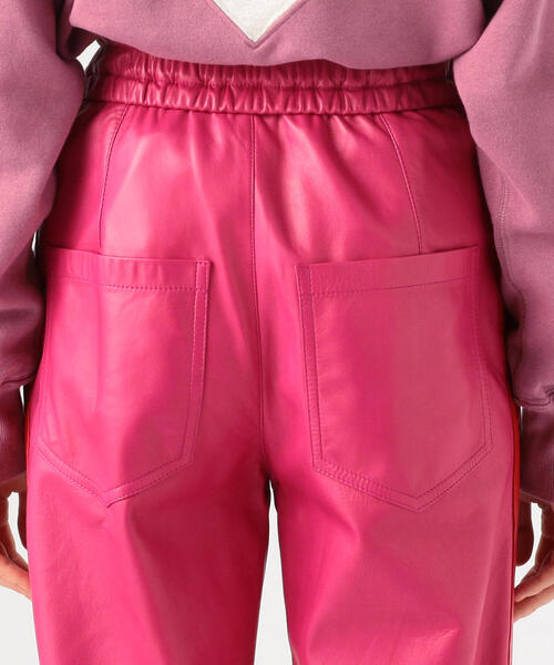 ISABEL MARANT（イザベルマラン）の「ISABEL MARANT AILENOBA ラムレザー イージーパンツ（その他パンツ・レディース・バーガンディー・34）」の6枚目の写真