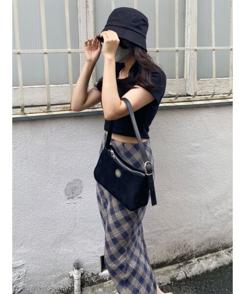 EVRIS（エヴリス）の「バケットハット（ハット・レディース・ホワイト/ブラック・FREE）」の4枚目の写真