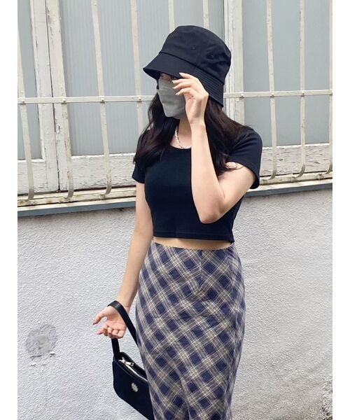 EVRIS（エヴリス）の「バケットハット（ハット・レディース・ホワイト/ブラック・FREE）」の8枚目の写真