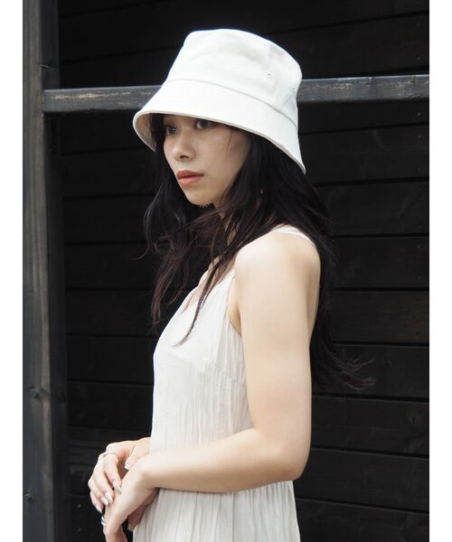 EVRIS（エヴリス）の「バケットハット（ハット・レディース・ホワイト/ブラック・FREE）」の16枚目の写真