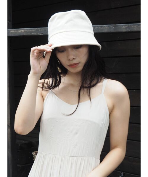 EVRIS（エヴリス）の「バケットハット（ハット・レディース・ホワイト/ブラック・FREE）」の15枚目の写真