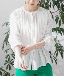 URBAN RESEARCH Sonny Label | 楊柳ギャザースリーブブラウス(シャツ/ブラウス)