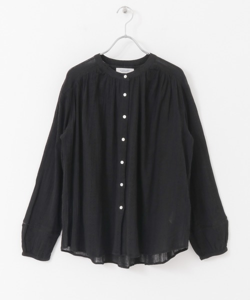 URBAN RESEARCH Sonny Label(アーバンリサーチサニーレーベル)の「楊柳ギャザースリーブブラウス(シャツ/ブラウス・レディース・ライトグレー/ホワイト/オレンジ系その他/ブラック/イエロー系その他・FREE)」の7枚目の写真