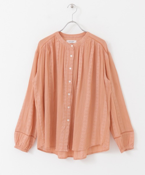 URBAN RESEARCH Sonny Label(アーバンリサーチサニーレーベル)の「楊柳ギャザースリーブブラウス(シャツ/ブラウス・レディース・ライトグレー/ホワイト/オレンジ系その他/ブラック/イエロー系その他・FREE)」の9枚目の写真