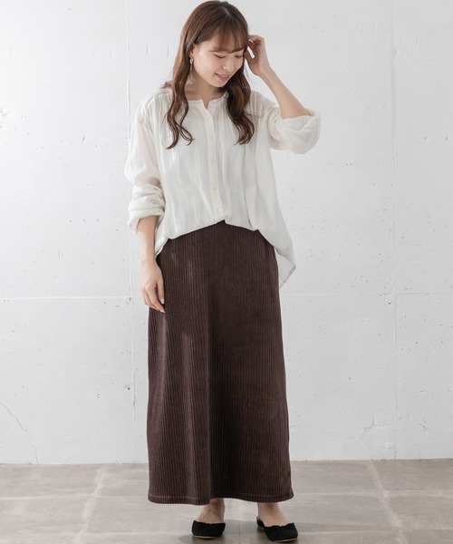 URBAN RESEARCH Sonny Label(アーバンリサーチサニーレーベル)の「楊柳ギャザースリーブブラウス(シャツ/ブラウス・レディース・ライトグレー/ホワイト/オレンジ系その他/ブラック/イエロー系その他・FREE)」の22枚目の写真