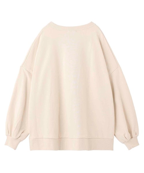 MILKFED.（ミルクフェド）の「VOLUME SLEEVE SWEAT TOP（スウェット・レディース・オフホワイト/オリーブ/ネイビー・ONE SIZE）」の7枚目の写真