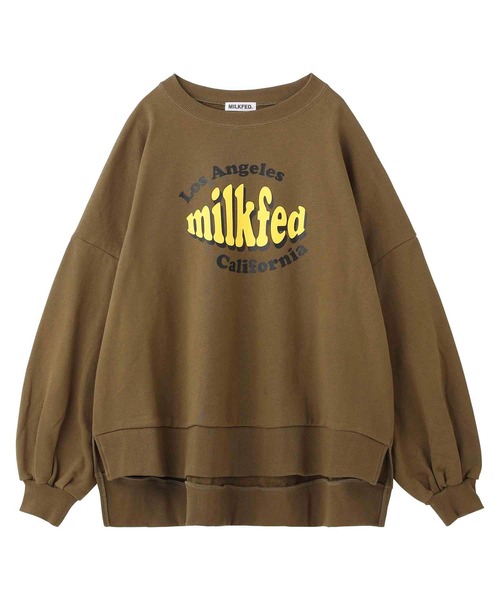 MILKFED.（ミルクフェド）の「VOLUME SLEEVE SWEAT TOP（スウェット・レディース・オフホワイト/オリーブ/ネイビー・ONE SIZE）」の13枚目の写真