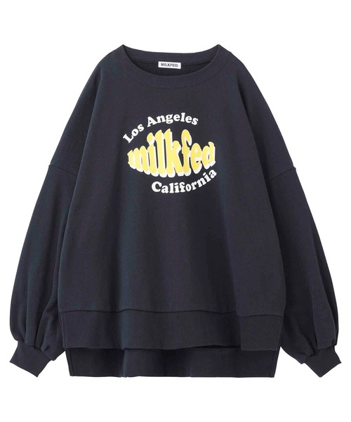 MILKFED.（ミルクフェド）の「VOLUME SLEEVE SWEAT TOP（スウェット・レディース・オフホワイト/オリーブ/ネイビー・ONE SIZE）」の11枚目の写真