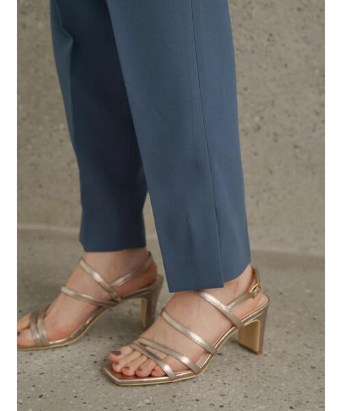 AMERICAN HOLIC(アメリカンホリック)の「フロントタックスリムテーパードパンツ(その他パンツ・レディース・ブラック/ブルー/アイボリー/モカ・S/M/L/XS)」の20枚目の写真